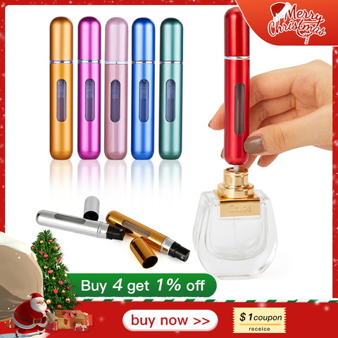 5Ml 8Ml portable Mini Refillable Perfume Bottle with Spray Scent Pump Empty Cosmetic Containers Spray Atomizer Bottle for Travel ► Photo 1/6