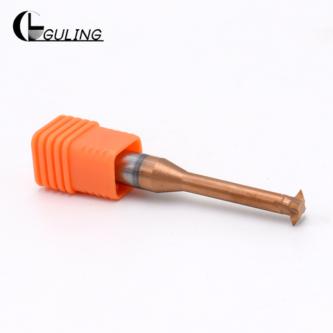 GULING 55 Degree single flute tungsten carbide thread end mills CNC thread milling cutter HRC 65 ► Photo 1/6