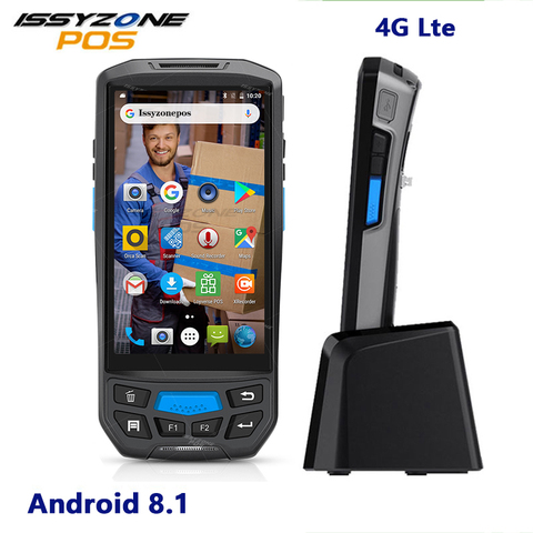 ISSYZONEPOS Rugged PDA Android 8.1 Handheld POS Data Terminal 5 inch 1D 2D Barcode ScannerWireless Barcode reader Data collector ► Photo 1/6