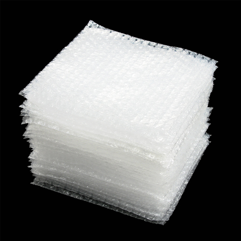5 size 50pcs Plastic Protective Wrap Envelope White Bubble Foam Packing Bags Clear Shockproof Bag Double Film Cushioning Bag ► Photo 1/6