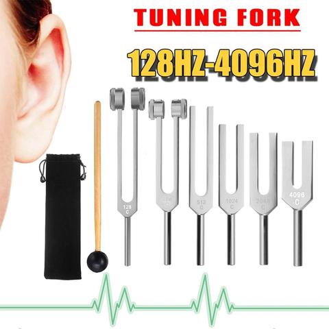 128Hz 256Hz 512Hz 1024Hz 2048Hz 4096Hz Medical Neurological Massager Chakra Tuning Fork Hammer Tool for Sound Healing Therapy ► Photo 1/6