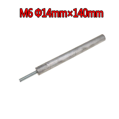 M6 14MM*140MM Water Heater Parts Spare Replacement Parts Water Heater Magnesium Anode Rod For Electric Water Heater ► Photo 1/6