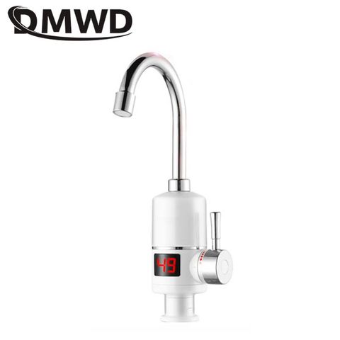 DMWD Tankless Electric Water Heater Kitchen Instant Hot Water Tap Heater Electric Water Faucet Instant Heater Under Type 3000W ► Photo 1/3