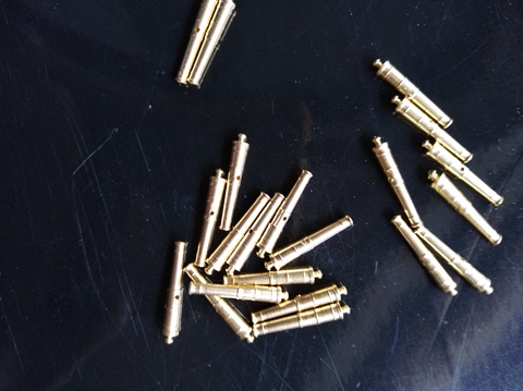 10 pcs/lot Size diam 3.5x19 mm CNC brass cannons ship's Accessories ► Photo 1/2