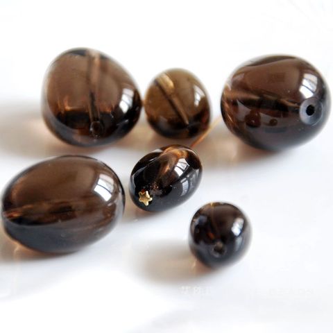 natural smoky stone crystal irregular nuggets loose beads jewelry making DIY for women ► Photo 1/2