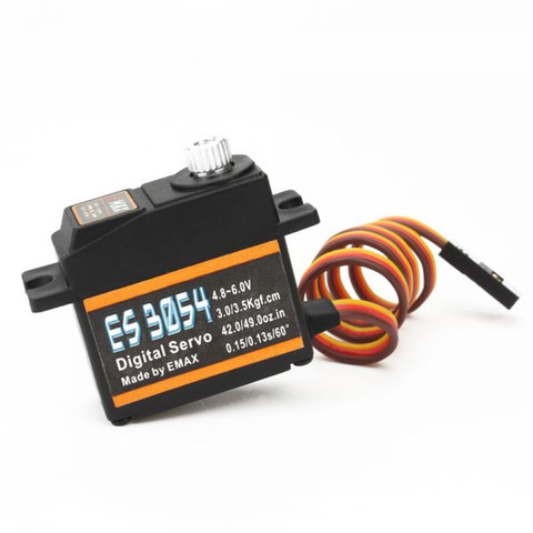 Official Emax ES3054 17g 3.5kg 0.13sec 23T Metal Gear Digital Servo For RC Airplane ES3154 upgrade ► Photo 1/6