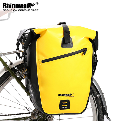 RHINOWALK Waterproof Bike Bag 27L Travel Cycling Bag Basket Bicycle Rear Rack Tail Seat Trunk Bags bicycle bags & panniers ► Photo 1/6