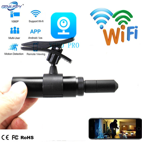 Micro WIFI Bullet Cam 1080p HD Video Audio H.264 P2P V380 APP 35MM Lens CCTV Security Camera TF Card Slot 5V Power Supply ► Photo 1/1