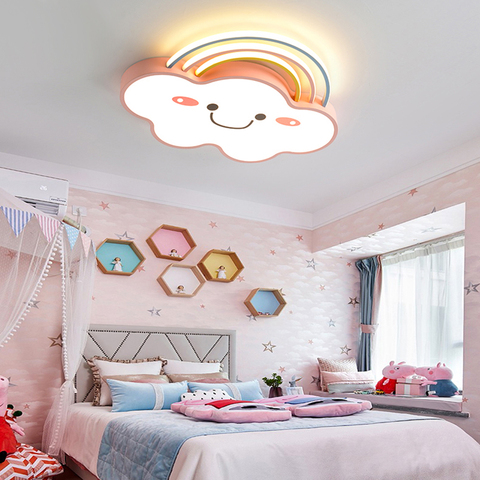 Nordic kindergarten children's room bedroom decor led lamp lights for room dimmable ceiling light home decoration lamparas ► Photo 1/6