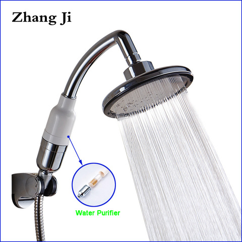ZhangJi SPA Shower Head 145mm Super Large Panel High Pressure Waterfall Filter Purification Multifunctional Handheld Nozzle ► Photo 1/6
