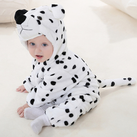 Baby Clothes Boy Girl Romper Animal Tigers Kigurumis Infant Rompers Onesie soft Warm Baby Clothing Cosplay kids Outfit Costume ► Photo 1/5