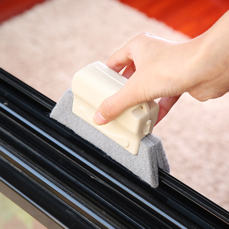2022 Creative Window Groove Cleaning Cloth Window Cleaning Brush Windows  Slot Cleaner Brush Clean Window Slot Clean Tool