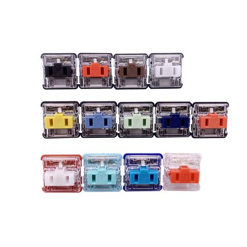 13pcs Kailh Low profile Mechanical Keyboard Switches series a set of Chocolates switches ► Photo 1/6