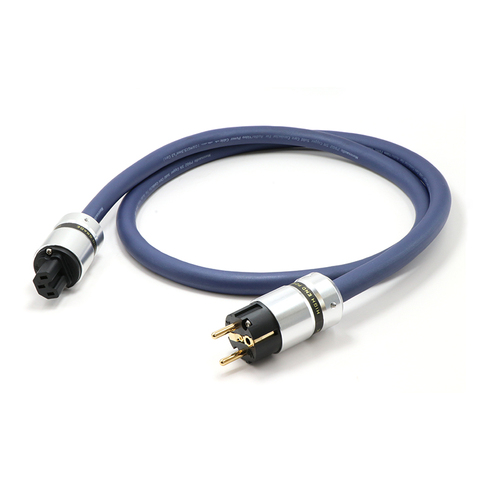 Hight Quality P902 OFC 6 square AC Power cords Cable Audio Grade with Aluminum alloy EU version power plug hifi EU power cable ► Photo 1/6