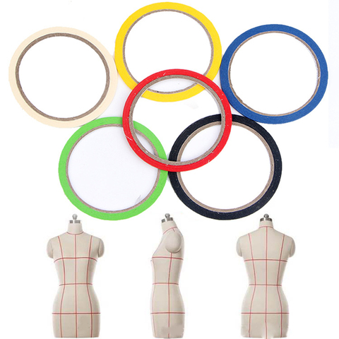 10 Pcs Draping Tape 3mm Mannequin Pattern Whiteboard Marking Tape Artist Dress Form ► Photo 1/6