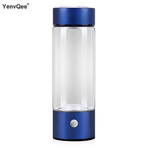 420ML Portable Hydrogen Generator Water Filter Ionizer Pure H2 Rich Hydrogen alkaline Bottle Electrolysis Drink Hydrogen ► Photo 1/6