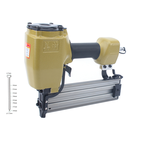 Meite ST64 Pneumatic Nailer Gun Leg Length 18-64mm Gravity Type Air Concrete Nailer ► Photo 1/6