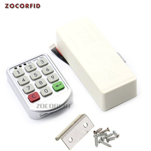 DC-6V Electronic password cupboard door lock electronic combination lock drawer lock / file cabinet lock ► Photo 1/6