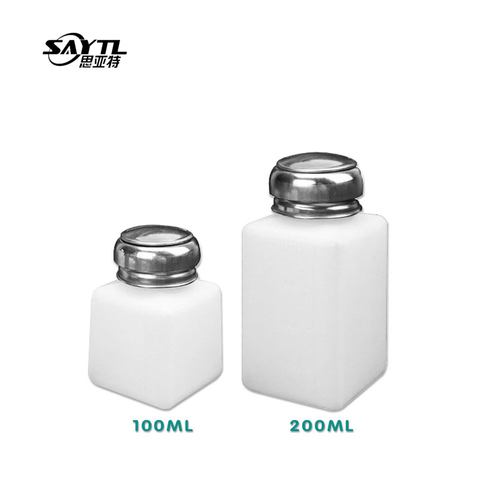 100ml 200ml Plastic Bottle Alcohol BottleStorage Cleaner Soldering Paste Flux Press Metal Cap for Phone Tablet PC Repair ► Photo 1/5