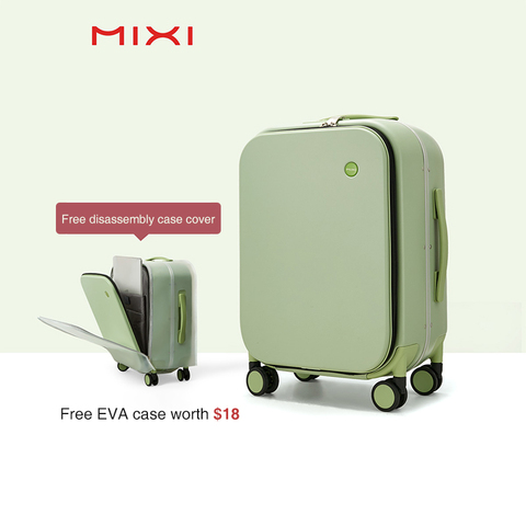 Mixi Brand Luxury Design Carry On Suitcase Polycarbonate Travel Rolling Luggage with 8 Spinner Wheels TSA Lock 18 20 Inch ► Photo 1/6