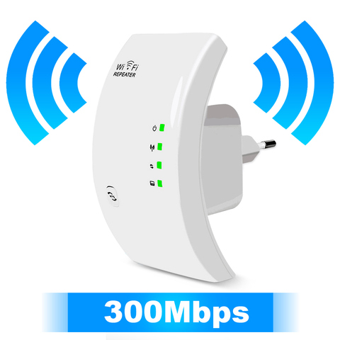 Wireless Wifi Repeater Wifi Range Extender 300Mbps Network Wi fi Amplifier Signal Booster Repetidor Wifi Access Point ► Photo 1/6