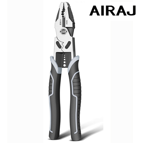 AIRAJ Multifunction Pliers Set Combination Pliers Stripper Crimper Cutter Heavy Duty Wire Pliers Diagonal Pliers Hand Tools ► Photo 1/6