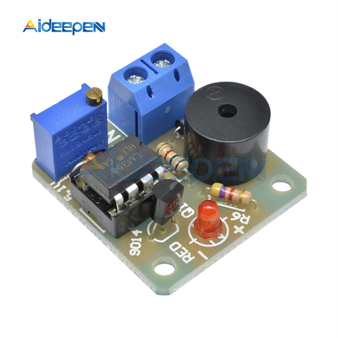 12V Battery Sound Light Alarm Buzzer Prevent Over Discharge Controller Protection Module ► Photo 1/6