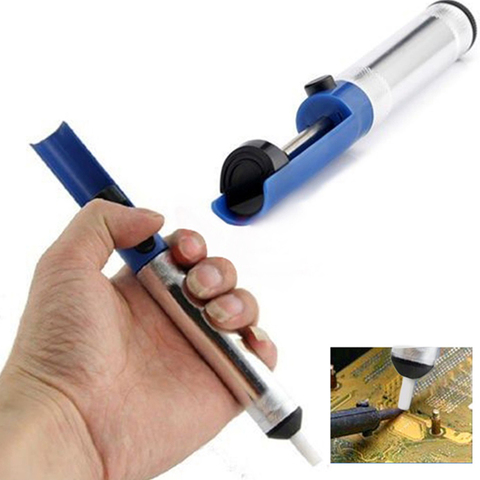 Hot Aluminum Metal Desoldering Pump Suction Tin Soldering Sucker Pen Removal Vacuum Soldering Iron Desolder Tools ► Photo 1/6