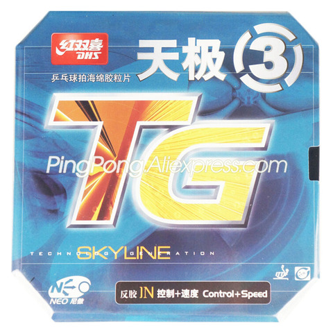 DHS Skyline 3 NEO DHS TG3 NEO Table Tennis Rubber Sky line 3 NEO Pips-in Original DHS Ping Pong Sponge ► Photo 1/5