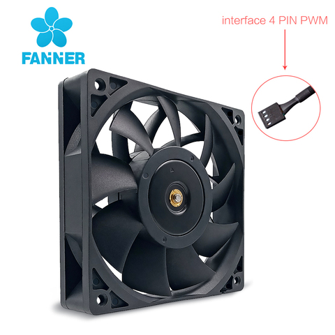 Violent fan 12025-A 12V 5000 RPM double ball bearing large air volume for server cabinet electric box cooling fans ► Photo 1/5