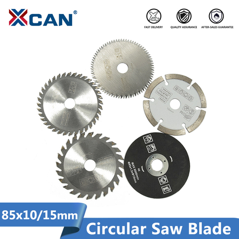 XCAN 85mm Saw Blade Mini Cutting Disc for Dremel Power Tools Wood Circular Saw Blade ► Photo 1/6