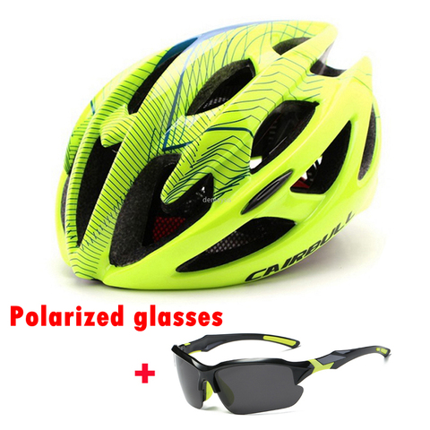 CAIRBULL Road Bike Helmet Ultralight Bicycle Helmets Men Women Mountain Bike Riding Cycling Integrally-molded Helmet Sunglasses ► Photo 1/6