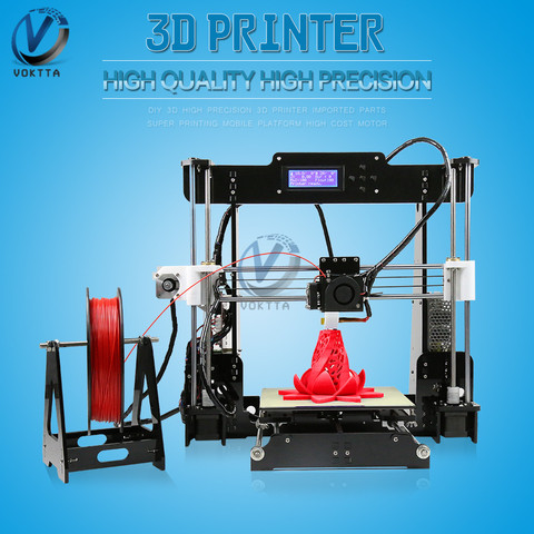 High-precision Anet A8 3D Printer DIY Kits Self Desktop 3D Printing 220*220*240mm Acrylic Frame LCD Screen 3d Printer ► Photo 1/6