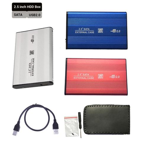 HDD Case 2.5 USB 2.0 SATA Adapter Hard Drive Enclosure for SSD Disk HDD Box  Case HD External HDD Enclosure 2.5 Inch - AliExpress