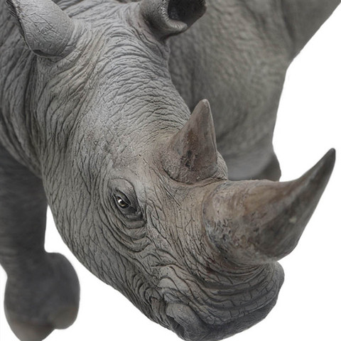 PNSO White Rhinoceros Large Proportion Toys Length35cm ► Photo 1/4