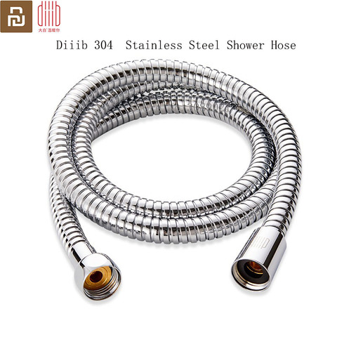 Diiib Dabai Shower Hose 1.5/2M Stainless Steel Plumbing Flexible Bathroom Bath Shower Tube Head Silicone Hose From Xiaomi Youpin ► Photo 1/6