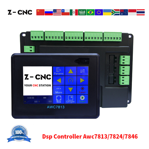 Z-CNC Trocen AWC7813 AWC7824 AWC7846 Co2 Laser Controller Dsp Control System Diy Laser Control Replace AWC608 AWC708 6442G 6445G ► Photo 1/5