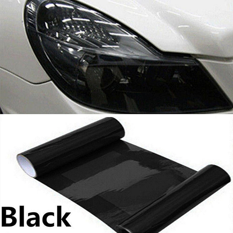 30 ×120CM Self Adhesive Car Headlight Film Car Headlight Sticker Tail Light Fog Lights Tint Vinyl Film  Car Light Sticker Cover ► Photo 1/6