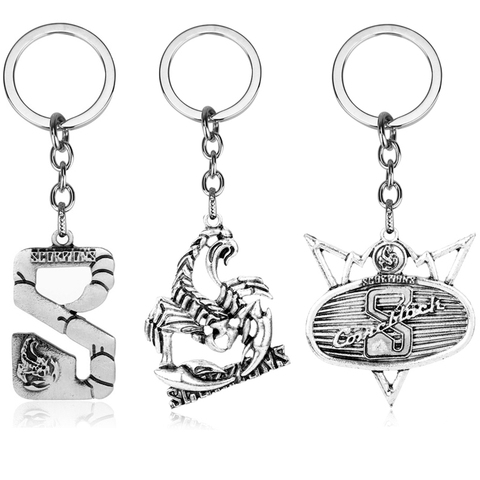 Rock Music Band Scorpion Keyring Metal Band Keychain Car Bag Key Chain Key Holder Chaveiro llaveros Jewelry ► Photo 1/6