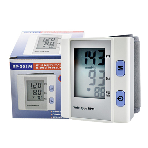 Wrist Sphygmomanometer Blood Pressure Meter Monitor Arm Meter Pulse Heart Beat Monitor Machine Electric Tonometer Sphygmomanom ► Photo 1/6