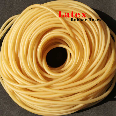 Nature Latex Rubber Hoses ID 1.6mm x 3.2mm OD Flexible High Resilient Elastic Medical Soft Tube Slingshot Catapult Sport Band ► Photo 1/3