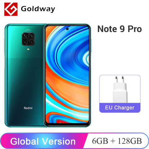 Global Version Xiaomi Redmi Note 9 Pro 6GB 128GB NFC Smartphone Snapdragon 720G Octa Core 64MP Quad Camera 6.67