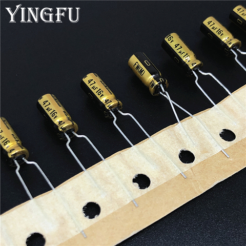 10pcs 47uF 16V NICHICON FW Series 5x11mm 16V47uF Audio Aluminum Electrolytic Capacitor ► Photo 1/2