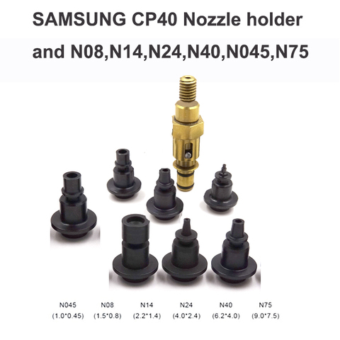 High Quality SAMSUNG CP40 Nozzle holder N08,N14,N24,N40,N045,N75 for SMT Pick and Place machine made in China ► Photo 1/4