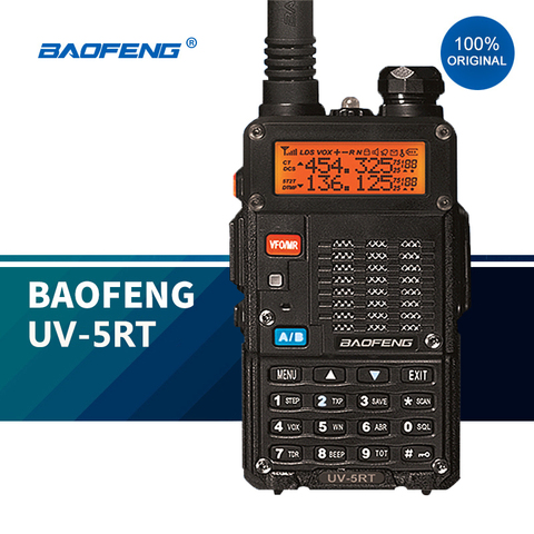 2022 BaoFeng UV-5RT Walkie Talkie Long Range рация Police Radios Comunicador BF UV 5RT UHF VHF NEW Ham CB Radio hf Transceiver ► Photo 1/6