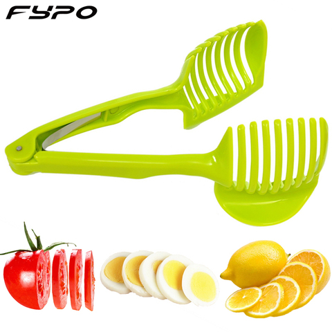 Kitchen Fruit Tomato Clip Holder Slicer Vegetable Lemon Potato