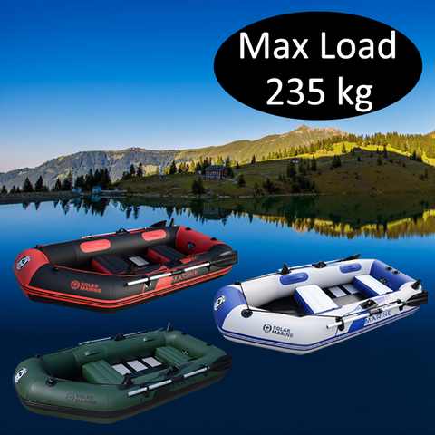 3 Person 230cm PVC Inflatable Rowing Boat Fishing Kayak Canoe Drifting Raft Dinghy Hovercraft Sailboat Surfing Sailing Ship A ► Photo 1/6