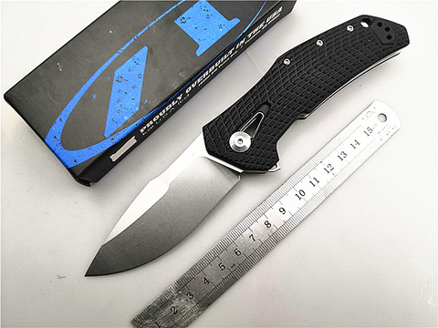 OEM ZT0308 Flipper folding CPM-20CV blade G10 handle outdoor/tactical/camping/hunting/kitchen knife EDC tool ► Photo 1/6