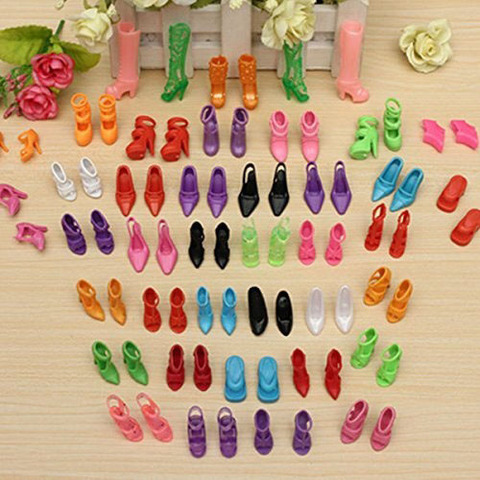 20Pcs Of High Heels Barbies Shoes For Women Barbies Accessories Fashion Stuff For Barbies Doll For Barbies Doll,Clothes For Doll ► Photo 1/6