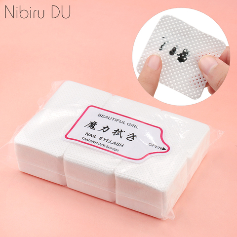 900Pcs Nail Tools Bath Manicure Gel Nail Polish Remover Lint-Free Wipes  Cotton Napkins for Nails 